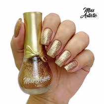 Imagem do produto MISS ARTISTIC - Esmalte Glitter Efeito Holográfico - Lacinho - Cor B702 - 14ml