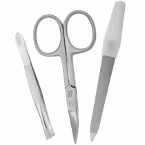 Imagem do produto Kit conjunto 3 peças em Estojo de Couro Edel Solingen