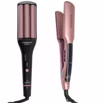 Imagem do produto Kit Modelador Ondas X-Waves e Prancha X-Wide Keration Bivolt