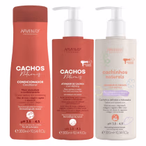 Imagem do produto Kit Arvensis Cachos Cachinhos Condicionador Ativ Ondulados