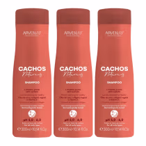 Imagem do produto Kit Arvensis Cachos Naturais 3 Shampoo Sem Sulfato 300ml