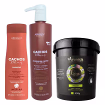 Imagem do produto Kit Arvensis Cachos Shampoo Ativador e Máscara Crespos