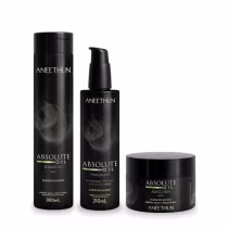 Imagem do produto Kit Shampoo + Máscara + Finalizador Absolute Oil Tratamento Aneethun ( 03 Produtos )