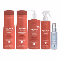 Imagem do produto Kit Arvensis Cachos Ondulados 4 Itens + Óleo de Argan 60ml