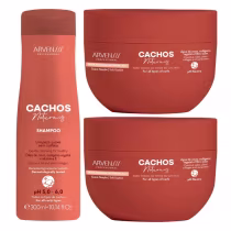 Imagem do produto Kit Arvensis Cachos Shampoo 300ml + 2 Geleia Suave Fixação