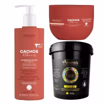 Imagem do produto Kit Arvensis Cachos Ativ. Ondulado Mascara 2x1 Geleia Suave