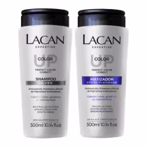 Imagem do produto Kit Lacan Color Up Shampoo Silver Matizador Efeito Platinado