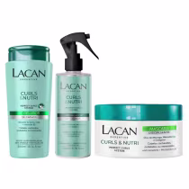 Imagem do produto Kit Lacan Curls e Nutri Modelador + Umidificador + Mascara