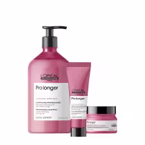 Imagem do produto Kit L'Oréal Professionnel Pro Longer Shampoo Máscara Leave-in (3 produtos)