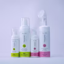 Imagem do produto Happie - Kit espumas antissépticas 150 e 50 ml + espuma pele sensível 150 e 50 ml