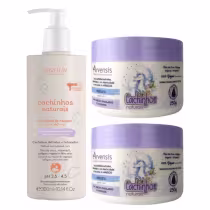 Imagem do produto Kit Arvensis Cachinhos Ondulados Ativador + 2 Máscaras