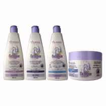 Imagem do produto Kit Arvensis Cachinhos Sh Cond Ativador Crespos Geleia Alta