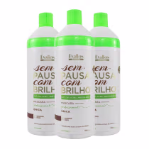 Imagem do produto Évallos Sem Pausa com Brilho Kit 3 Progressiva 1000ml