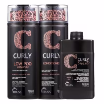 Imagem do produto Kit Truss Curly - Shampoo Low-Poo 300ml + Condicionador 300ml + Leave-In Twist 650ml
