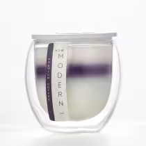 Vela Aromática Velart Modern Premium Coffee Stripe, 80g.