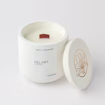 Vela Aromática Velart Elegant Soft Lavender, 130g.