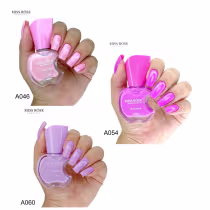 Imagem do produto MISS RÔSE - Kit com 3 Esmaltes Miss Rose - Cores A046 - A054 - A060 - Coleção Delicat - 12ml