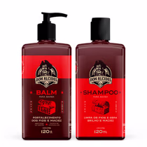 Imagem do produto Kit Balm e Shampoo Barba Negra Para Barba Don Alcides