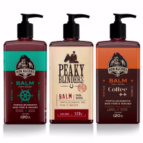 Imagem do produto Kit 3x Balm Calico Jack Peaky Blinders Coffee Don Alcides