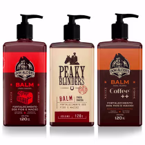 Imagem do produto Kit 3x Balm Barba Negra Peaky Blinders Coffee Don Alcides