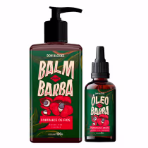 Imagem do produto KIt Balm e Óleo Hidratante Para Barba Guaraná Don Alcides