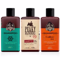 Imagem do produto Kit 3x Shampoo Barba Calico Coffe Peaky Blinders Don Alcides