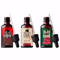Imagem do produto Kit 3x Óleo Barba Negra Peaky Blinders Guaraná Don Alcides