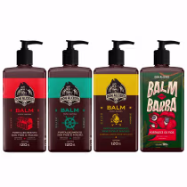 Imagem do produto Kit 4x Balm Barba Negra Calico Lemon Guaraná Don Alcides