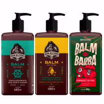 Imagem do produto Kit 3x Balm Calico Lemon Guaraná 120g Para Barba Don Alcides