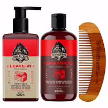 Imagem do produto Leave-in Shampoo 230ml Barba Negra Pente Curvo Don Alcides