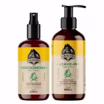 Imagem do produto Kit Grooming e Leave-in 450g Cabelo Lemon Bone Don Alcides