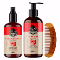 Imagem do produto Grooming Leave-in 450g Barba Negra Pente Curvo Don Alcides