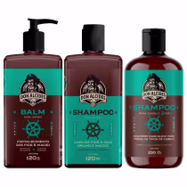 Imagem do produto Kit Balm Shampoo e Shampoo 2 em 1 Calico Jack Don Alcides