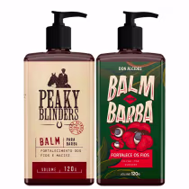 Imagem do produto Kit 2x Balm Barba Peaky Blinders e Guaraná 120g Don Alcides