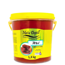 Imagem do produto Natu Depill 100% Natural - Cera Depilatória Mel 1,3Kg
