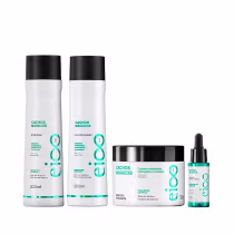 Imagem do produto Kit Eico Pro Cachos Mágicos - Shampoo 300ml + Condicionador 300ml + Máscara 300ml + Booster 30ml