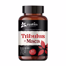 Imagem do produto Tribulus Terrestir com Maca Peruana Suplemento Natural Reavita 60 Cáps – Energia, Força e Vitalidade para o Dia a Dia