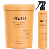 Imagem do produto KIT HIDRATAÇÃO INTENSIVA 1KG E FLUIDO DE ESCOVA TRIVITT 300ML