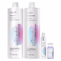 Kit Emáh Hair Care Miracle Nutrition Quarteto Treat Salon, 4 produtos.