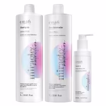 Kit Emáh Hair Care Miracle Nutrition Three Salon, 3 produtos.