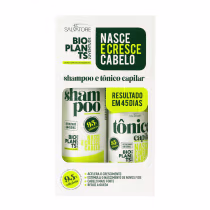Imagem do produto KIT NASCE E CRESCE ACELERA CABELO ESTIMULA O CRESCIMENTO CONTRA QUEDA E CALVICE SH 300ML+TONICO140ML