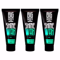 Imagem do produto Kit 3x Pasta Modeladora Brilho Shine Wax 120ml Big Barber