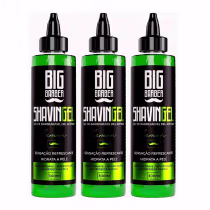 Imagem do produto Kit 3x Shaving Gel De Barbear Lemon 300ml Big Barber