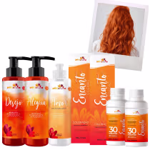 Imagem do produto Kit Beleza Ruiva Encanto Colors Ruivo Cobre Iluminado
