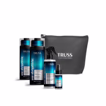 Imagem do produto KIT USO OBRIGATÓRIO TRUSS (Sh + Cond + Másc Líq 260ml + Óleo reconstrutor 60ml) GANHE uma Nécessair