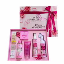 Imagem do produto Kit Rosa Mosqueta Facial 7 Itens Phállebeauty Presente Skincare Cuidado Facial