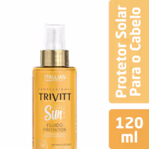 Imagem do produto Trivitt Fluido Sun Protetor Térmico Capilar - Pós Sol, Mar & Piscina 120ml Com Filtro Solar