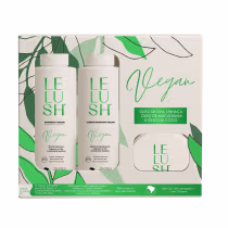 Imagem do produto Kit Shampoo, Máscara e Condicionador Vegan LELUSH - 300mL