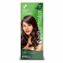 Imagem do produto K-BELL KIT COLORAÇÃO VEGANA BOTANICOLOR 5.0 CASTANHO CLARO