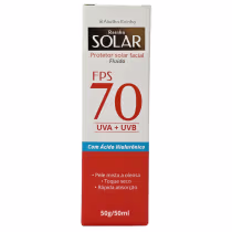 Imagem do produto Abelha Rainha Rainha Solar Protetor Solar Facial Fluido com Ácido Hialurônico FPS 70 50g / 50ml